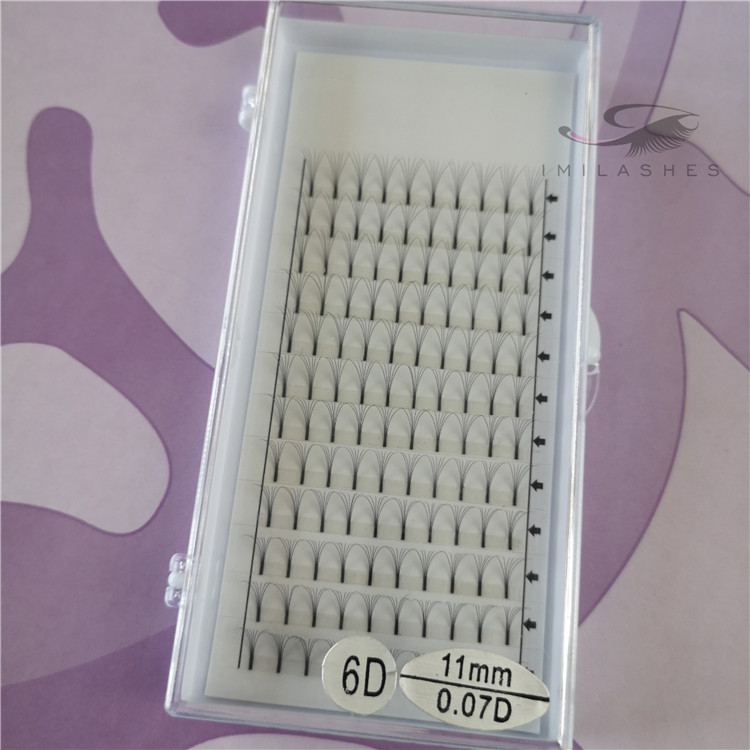 Wholesale 6D long stem volume premade fans - A